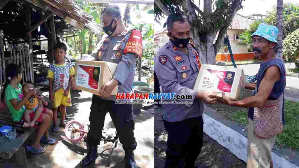 Alumni Akpol 2005 Bantu Warga Terdampak Corona di Pangandaran