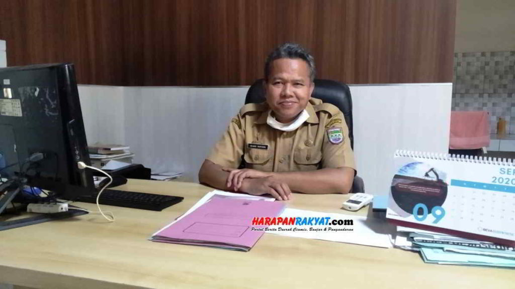 Anggaran paket pekerjaan di Dinas PUPRP Kabupaten Ciamis, Jawa Barat, untuk peningkatan jalan dipangkas.Kabud PUPR Dinas PUPRP Kabupaten Ciamis, H. Hilman Nuryadin. Foto: Fahmi Albartiansyah/HR.
