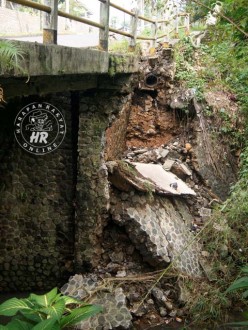 Dua Tahun Jembatan Cipalih Imbanagara Ciamis Dibiarkan Ambrol