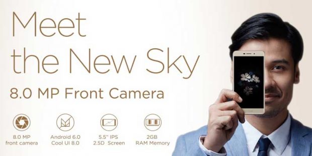 Smartphone Coolpad Sky 3 Bikin Selfi Lebih Kreatif  (1)