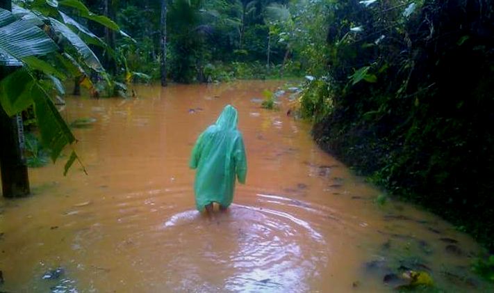 Sungai Meluap Yang Sebabkan Banjir Di Pangandaran Akibat