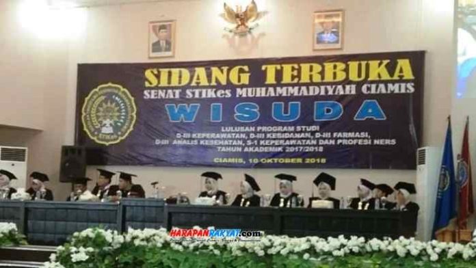 Luluskan 447 Mahasiswa, STIKES Muhammadiyah Ciamis Gelar Sidang Terbuka