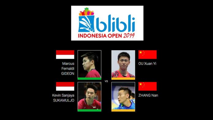 Indonesia Open 2019, Ini Lawan Wakil Indonesia di Perempat Final Hari Ini