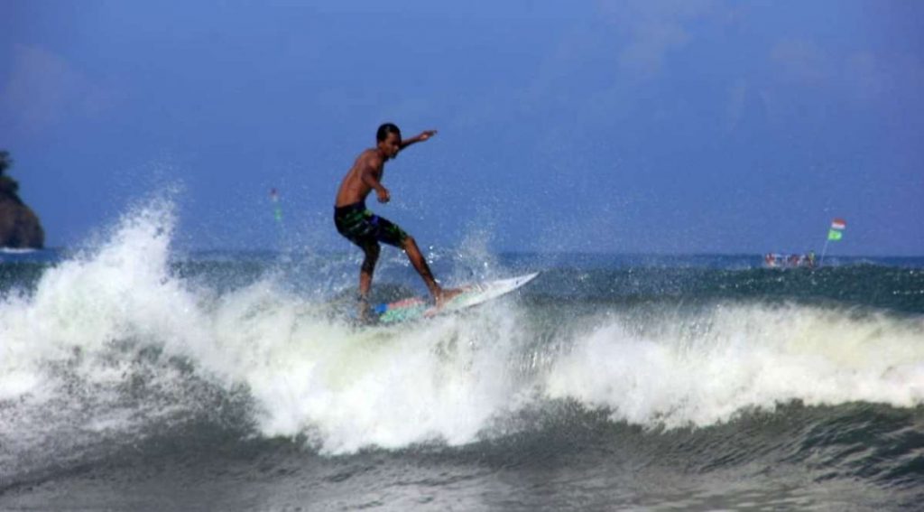 Spot surfing di Pangandaran