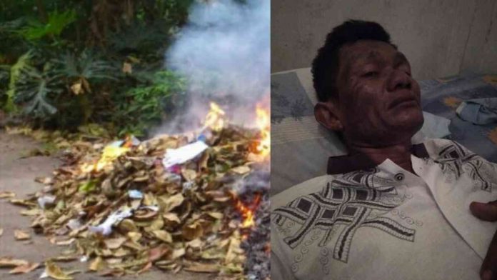 ledakan botol parfum di Ciamis