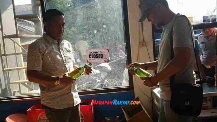 Polsek Pangandaran Sita Ratusan Miras
