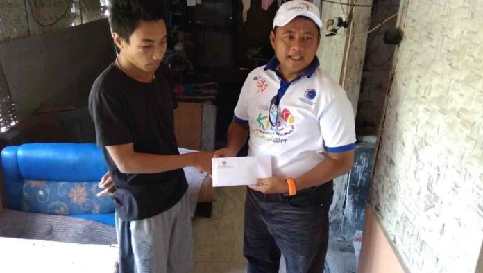 rumah nyaris ambruk di Ciamis