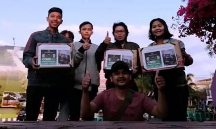 Komunitas CyberJek Korwil Ciamis Galang Dana Buat Dini