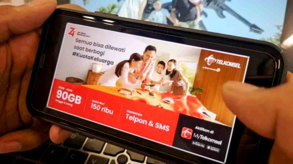 Ada tiga jenis paket Kuota Keluarga yang ditawarkan Telkomsel. Photo : Net/Ist.