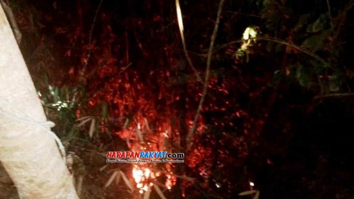 Lahan Terbakar.
