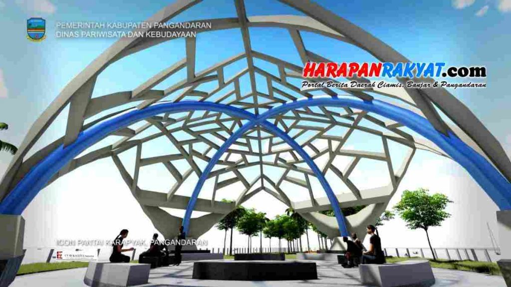 ikon Pantai Karapyak Pangandaran