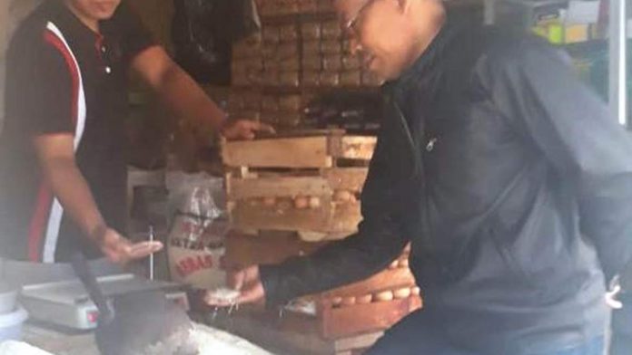 harga beras di Pasar Ciamis