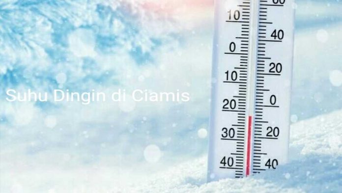 suhu dingin di Ciamis