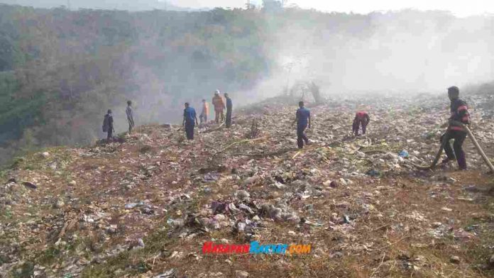 2 Kebakaran Terjadi di Ciamis, Salah Satunya di Eks TPA Handapherang