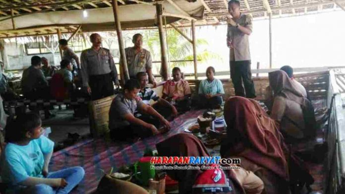 Polres Ciamis Silaturahmi dengan Pelajar SMK Bhakti Karya Pangandaran Asal Luar Jawa