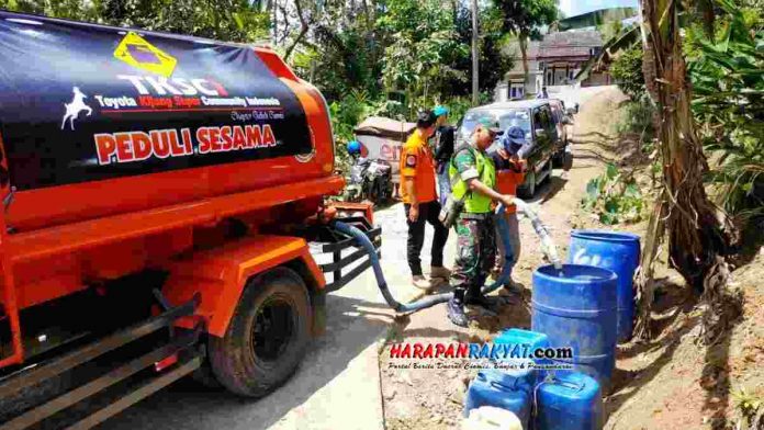TKSCI Galuh Ciamis Salurkan Air Bersih ke Sejumlah Daerah Kekeringan