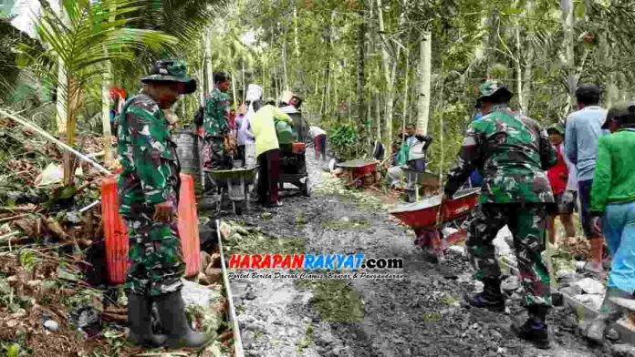 Kodim 0613 Ciamis Laksanakan Program TMMD ke-106 di Pangandaran