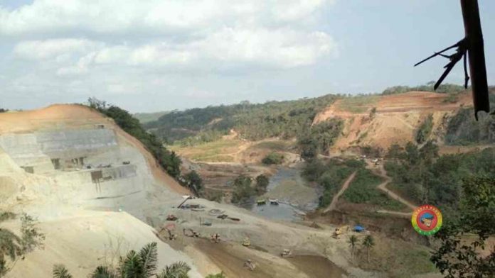 Pembebasan lahan Bendungan Leuwi keris