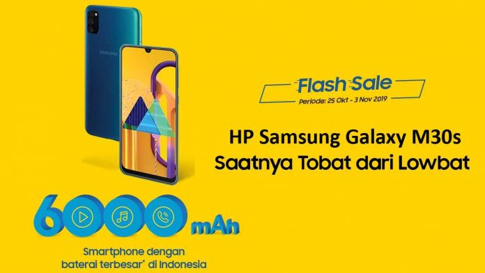 HP Samsung Galaxy M30s di Indonesia
