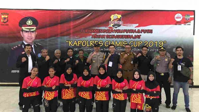 Peringati Sumpah Pemuda, Polres Ciamis Gelar Kompetisi Bola Voli