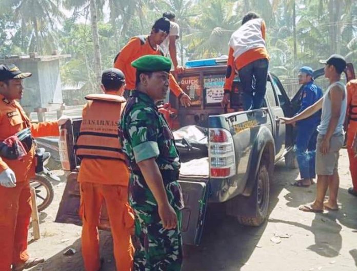 Mayat Ence Ditemukan Mengapung di Pantai Muara Gatah Pangandaran