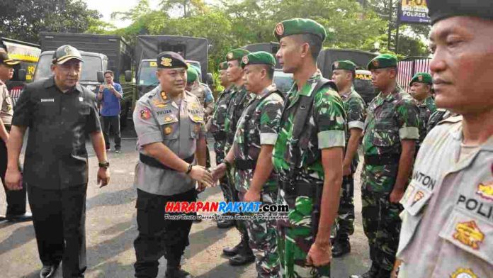 Jelang Pilkades Serentak, Polres Banjar Gelar Apel Pergeseran Pasukan Pengamanan