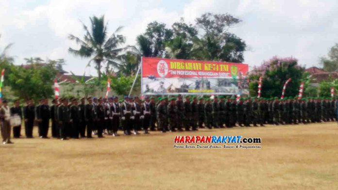 Kodim 0613 Ciamis Gelar Upacara HUT TNI