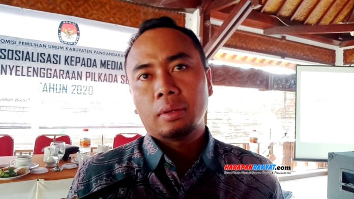 Komisi Pemilihan Umum (KPU) Kabupaten Pangandaran, Jawa Barat, melakukan sosialisasi Pilkada serentak tahun 2020 kepada media se-Kabupaten Pangandaran, Jum’at (08/11/2019).
