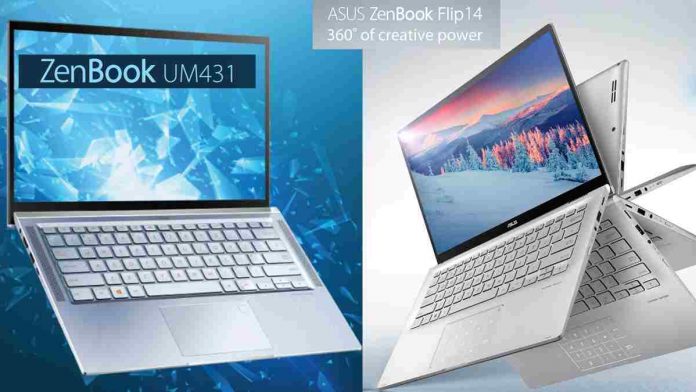 Duo Laptop Asus ZenBook