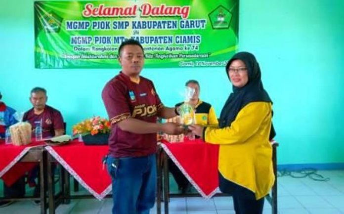 MGMP PJOK SMP Garut Silaturahmi ke MGMP PJOK MTs Ciamis