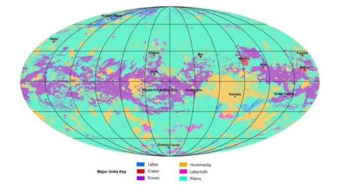 Titan Bulan Planet Saturnus