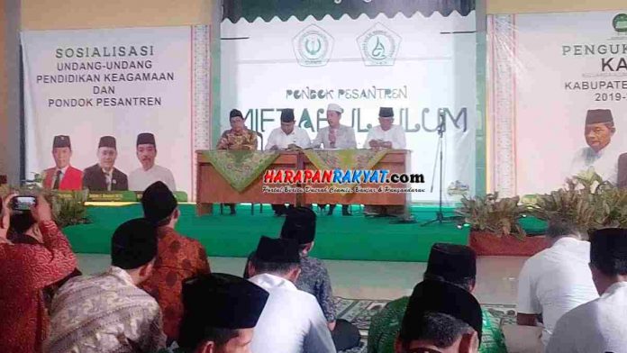 Sosialisasi UU Pesantren di Ciamis