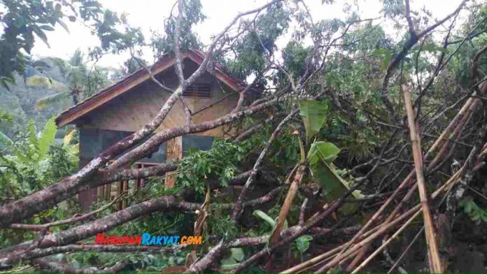 Bencana Angin Kencang di Ciamis