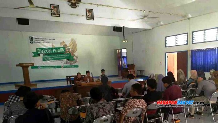 Himpunan Mahasiswa Islam (HMI) Komisariat Syari’ah IAID Cabang Ciamis, menggelar diskusi publik.