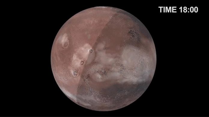 Cuaca di Planet Mars