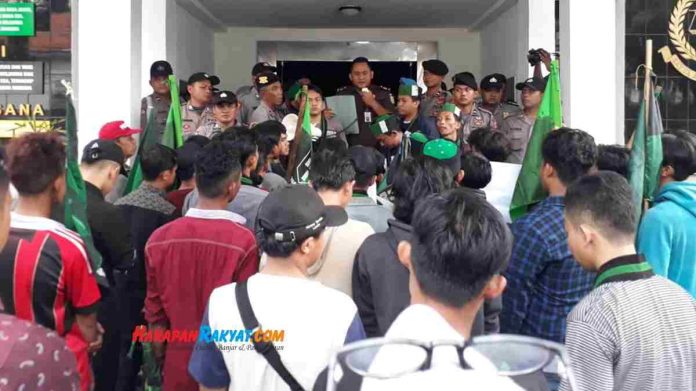 Aksi Massa HMI Ciamis