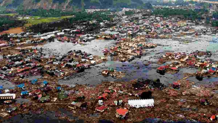 Gempa tsunami Aceh 2004 merupakan gempa terdahsyat ketiga di dunia.