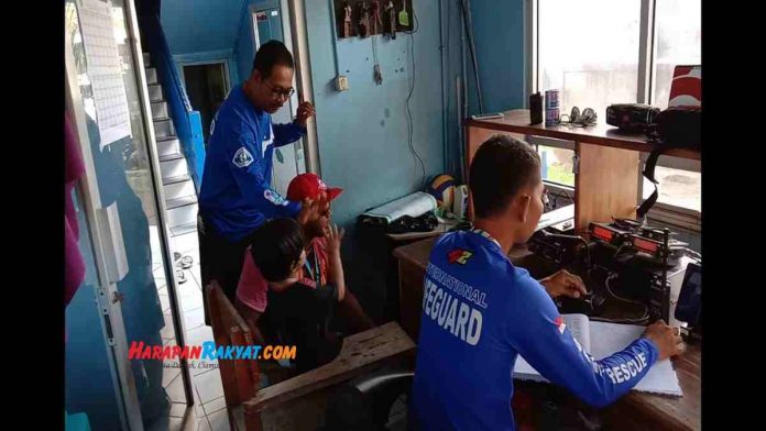 anak tersesat di pantai pangandaran