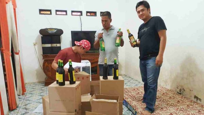 Razia Ops Lilin Lodaya 2019, Polres Ciamis Sita Ratusan Botol Miras