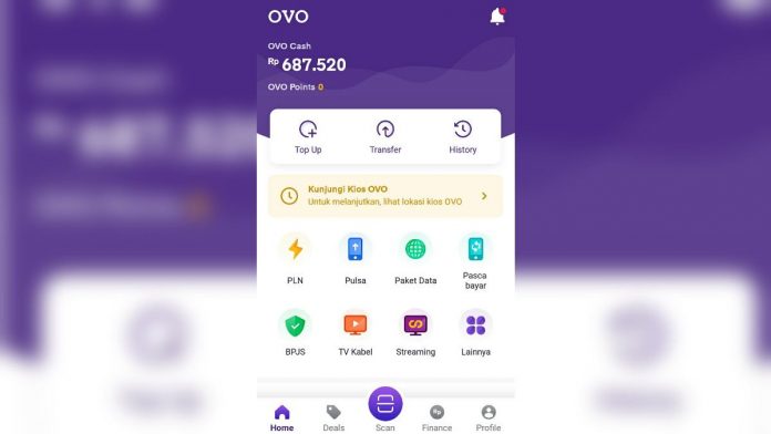 cara transfer OVO ke rekening Bank
