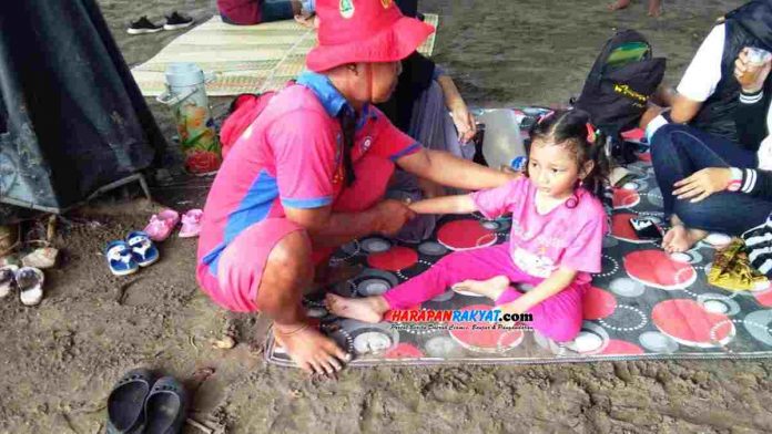 Selama libur panjang, Balawista Pangandaran mencatat ada 311 anak yang tersesat atau terpisah dari keluarganya