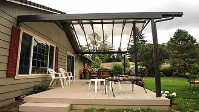 desain rumah atap transparan