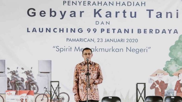 Di Ciamis, 116.592 Kartu Tani Telah Didistribusikan