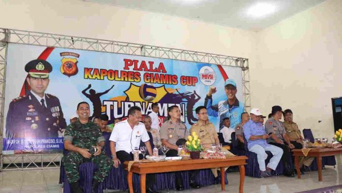 Jaring Atlet Berbakat, Turnamen Bola Voli Kapolres Ciamis Cup Kembali Digelar