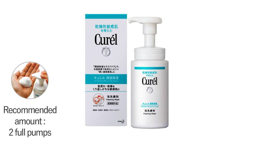 Kao Curel Foaming Wash. Photo: Net/Ist.