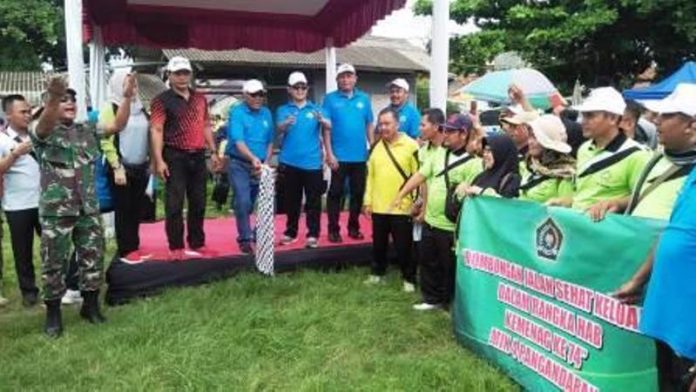 Milad ke 74, Kemenag Pangandaran Gelar Jalan Sehat