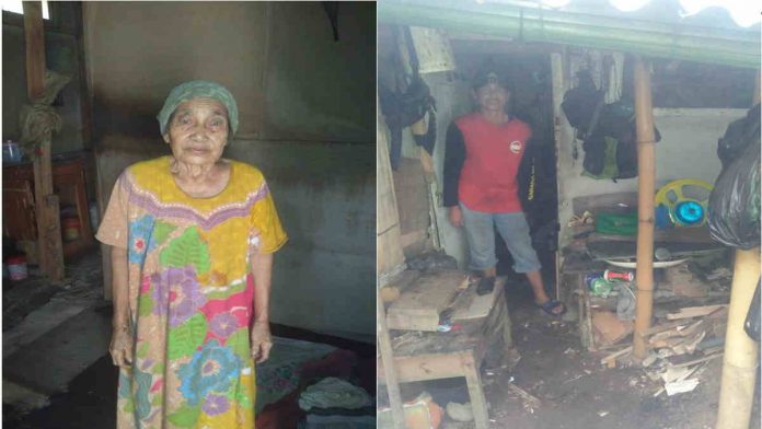 Miris, Lansia Tuna Netra di Ciamis Tinggal di Rumah Reyot