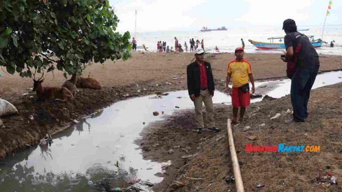parkir dan limbah di Pangandaran