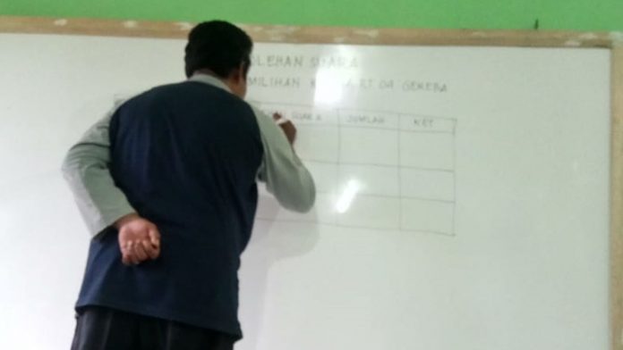Biasakan Berdemokrasi, Pemilihan Ketua RT di Ciamis Lewat Pemungutan Suara