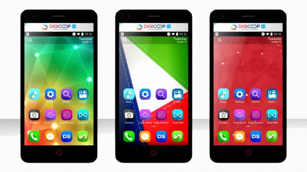 Smartphone Digicoop. Photo: Net/Ist.